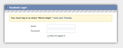Facebook Login