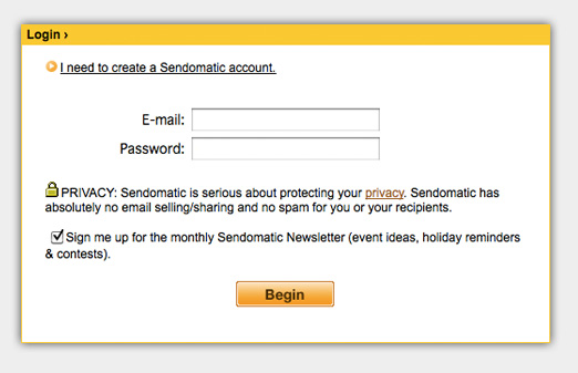 Login to begin Customizing your Event