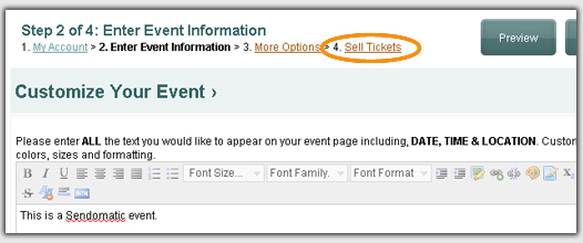 Sell Tickets