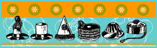 Vintage Birthday Hats