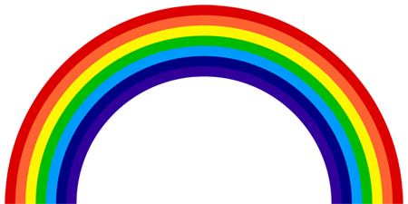 Rainbow Invitation