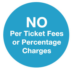No Per Ticket Charge