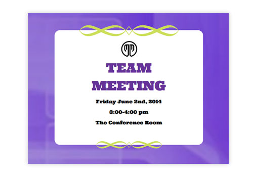 Clubs & Meetings eInvitations