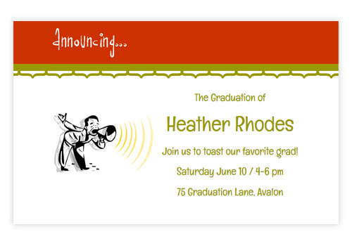 Email Graduation Party Invites