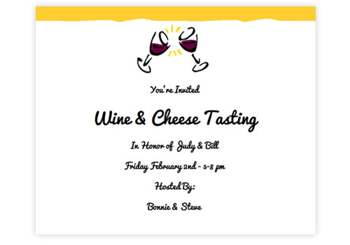 online invitations for charity fundraising events
